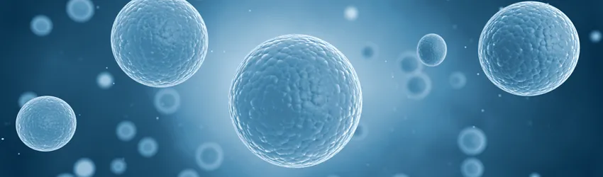 Graphic image of stem cells.
